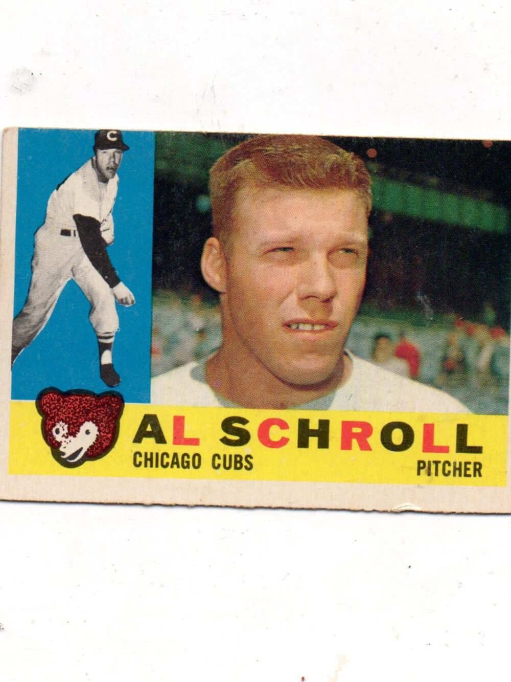 Vintage Topps Baseball Card - Al Schroll #357